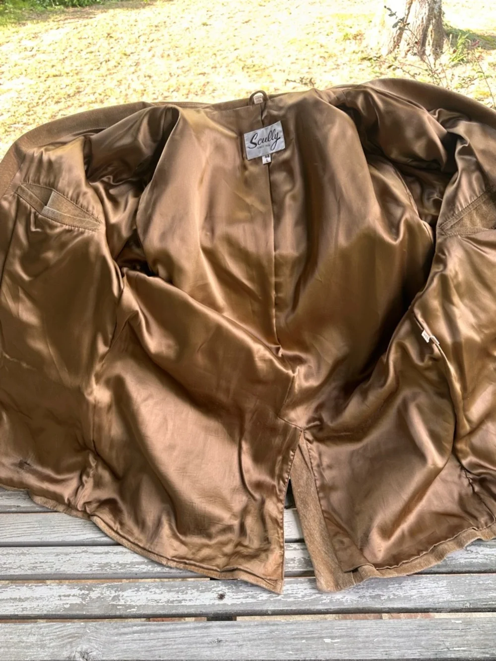 Scully Western Suede Leather Jacket Men’s 44L Tan Embroidered Cowboy Blazer Coat - Picture 15 of 16